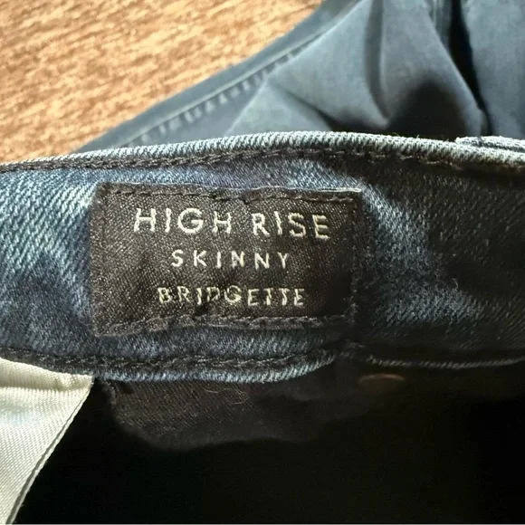 Lucky Brand High Rise Bridgette Skinny Jeans Dark Wash Size 14/32 - Picture 7 of 10